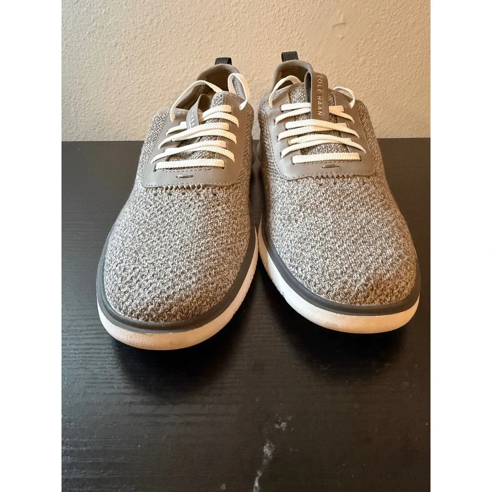Cole Haan Zerogrand Stitchlite Oxford Gray Knit Sneakers C31405 Mens Size 11